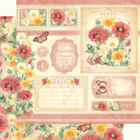 Graphic 45 Flower Market 12x12 Inch Collection Pack (4502558)